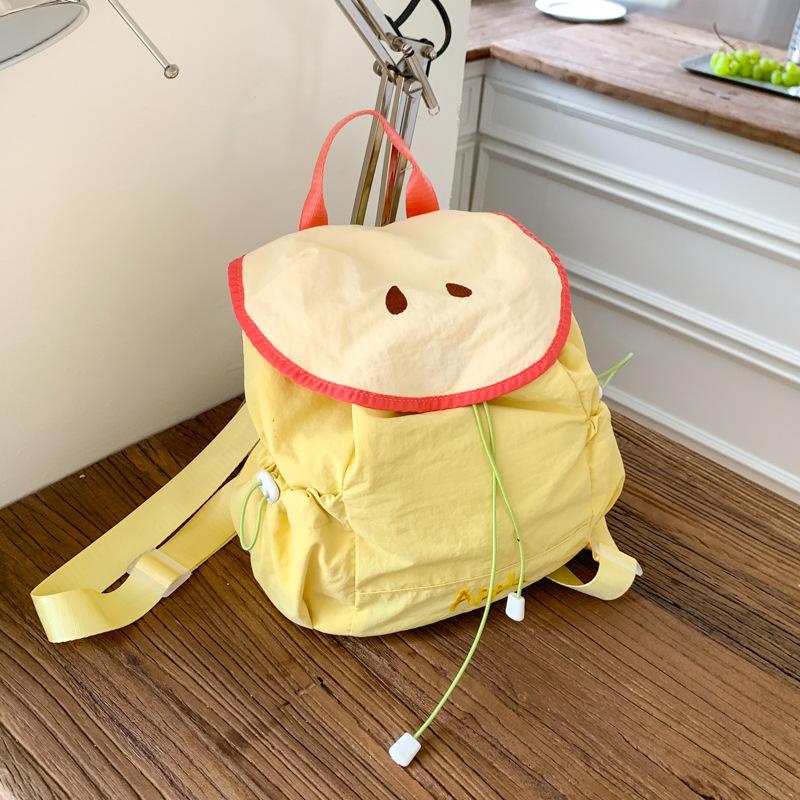 High-value Cute Women's Bag New Summer Dopamine Cartoon Fruit Small Backpack Casual Versatile Backpack
