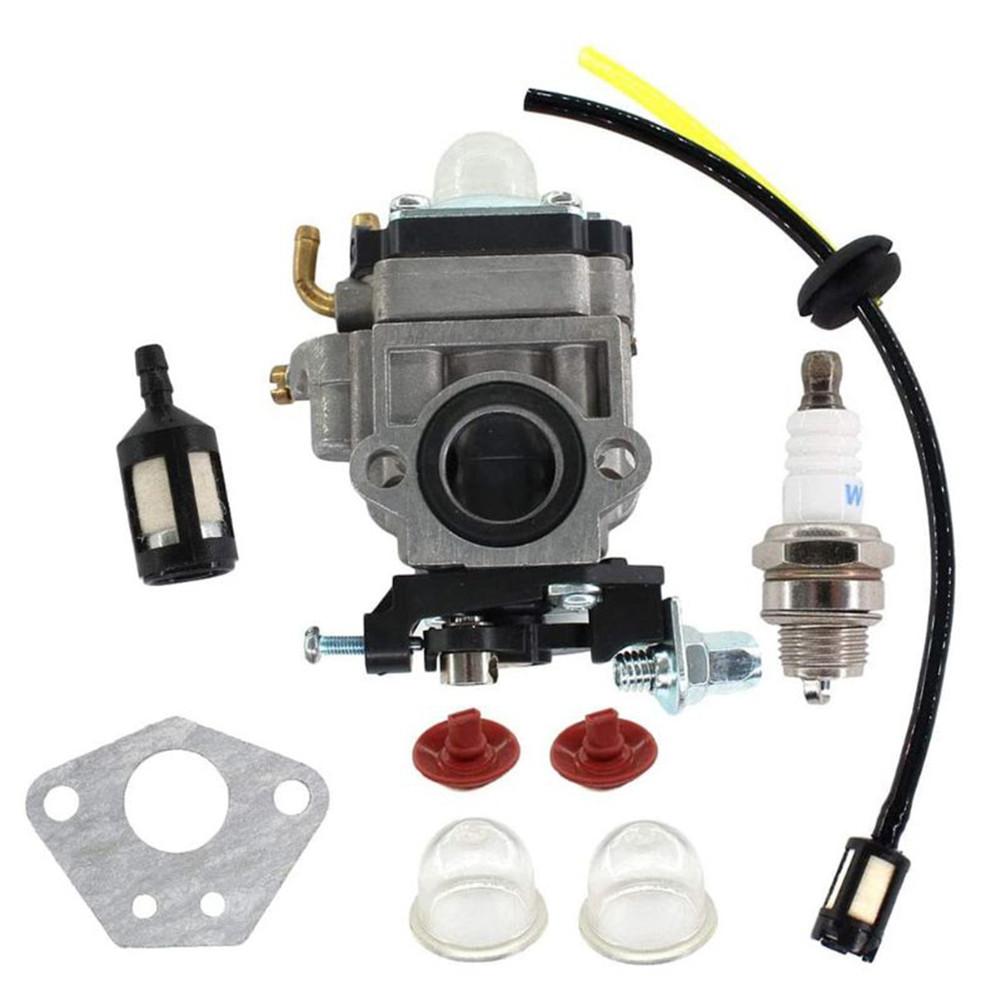 Carburetor For KBL23A Brush Cutter Carburettor Fuel Line Filter Kit Yard Garden Power Equipment String Trimmer Parts