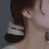 Geometric 925 Sterling Silver Stud Earrings – Small, Exquisite, Trendy, Niche Design for Summer 2021