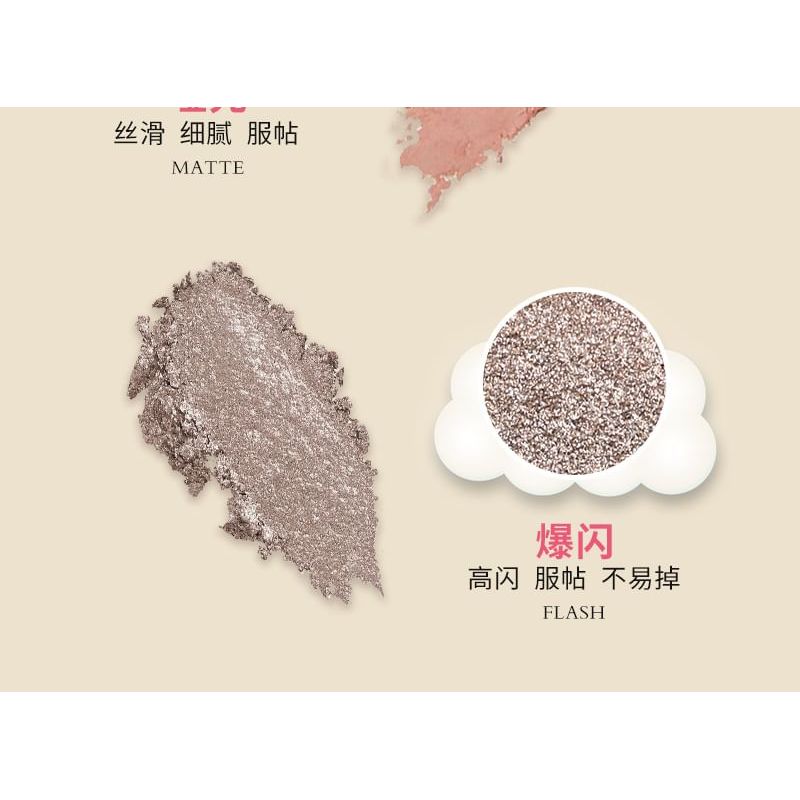 YIGU DIGU - Tea Party Series Metal Box Eyeshadow Palette #02