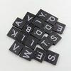 100 Pcs English Letter Alphabet Wooden Cube Blocks  Kids Game Educational Toy