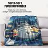 Coperta Classica Anime di Hayao Miyazaki per Ufficio Viaggio Comfort Tempo Libero Campeggio Viaggio Coperta Universale Multifunzionale Regalo Ventilatore