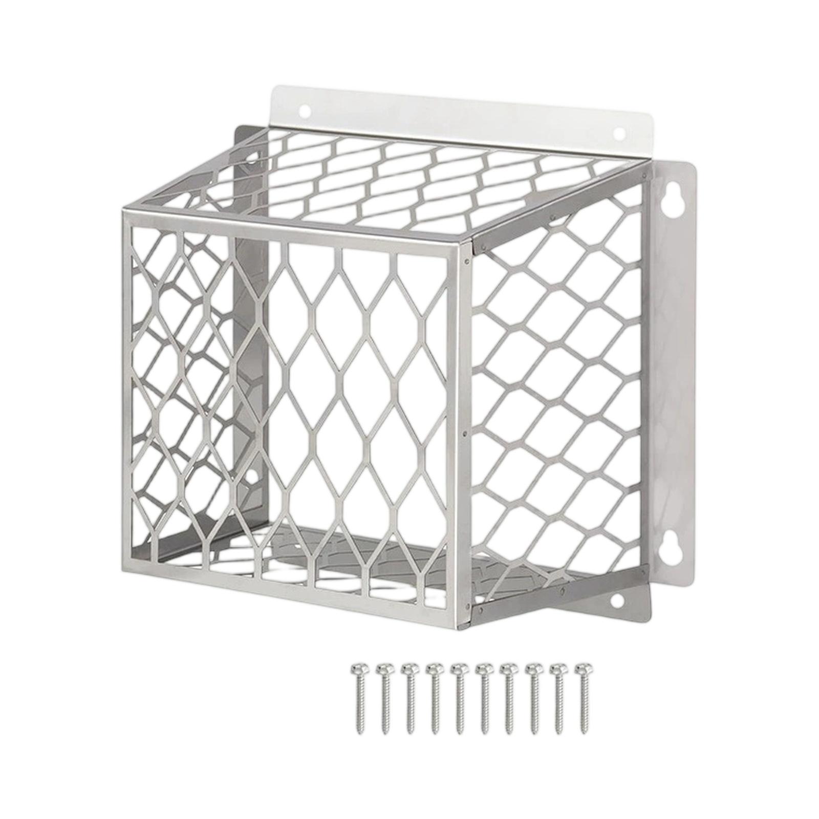 

Нержавіюча сталева кришка витяжки для сушарки - Захисна кришка вентиляційного отвору від птахів, Стійка до погодних умов захисна решітка для вентиляції сушарки для домашньої пральні One Size срібний