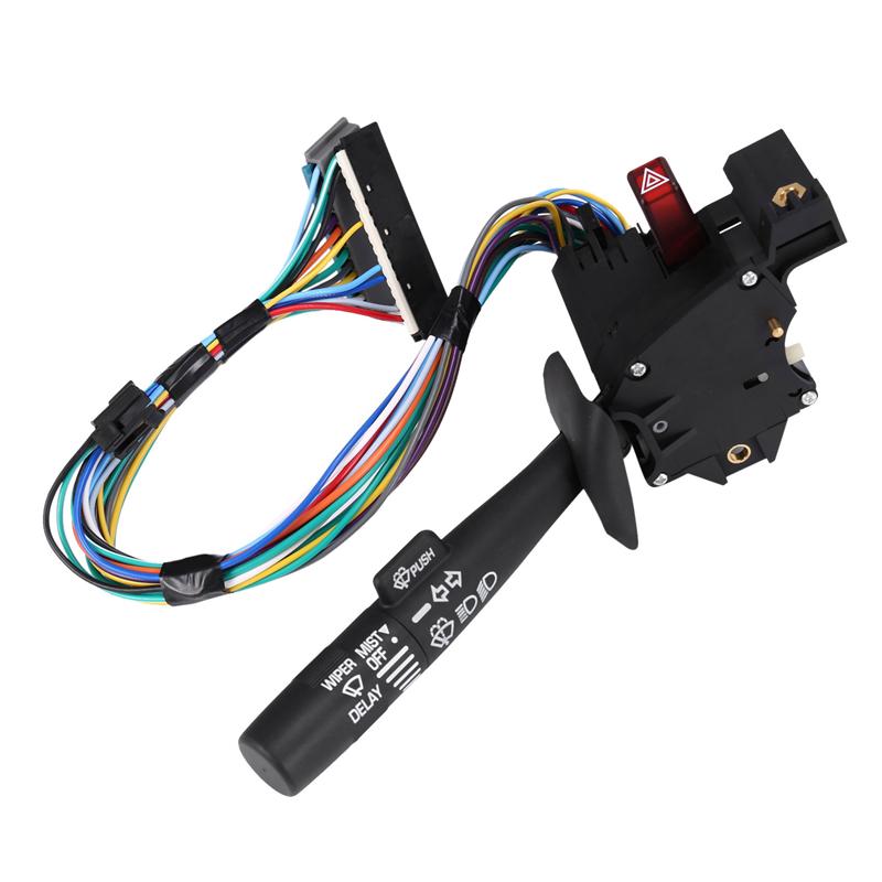 Car Turn Signal Switch Wiper Lever Hazard Warning Switch Combo For Cadillac Chevy GMC C1500 C2500 C3500 K1500 Pickup Parts-A87Q
