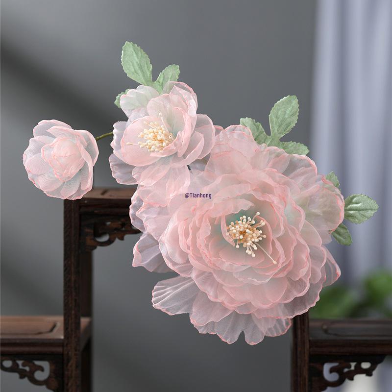 Women's Hanfu Headdress Hair Clip – Ancient Style Floral Accessory for Classical Dance