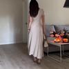 European and American Autumn/Winter High Neck Casual Loose Solid Color Slimming Shawl Set Dress
