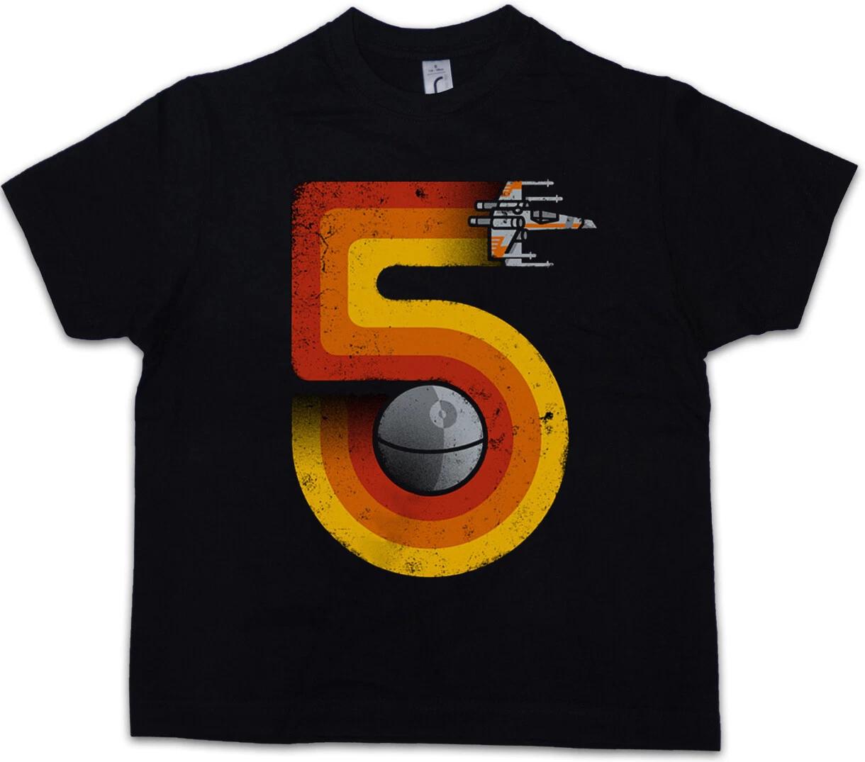 RED FIVE 5 II Kids Boys kids boys T-Shirt Luke Star Rebels Skywalker X-Wing Wars Pilot 120