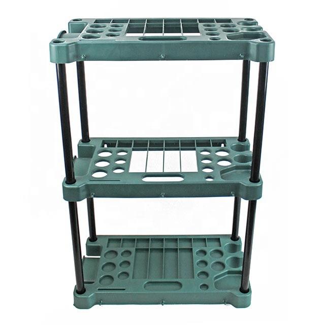 Стойка для садовых инструментов из пластиковых железных труб Стойка для хранения садовых принадлежностей Полка для садовых инструментов 583180CM 6398₽