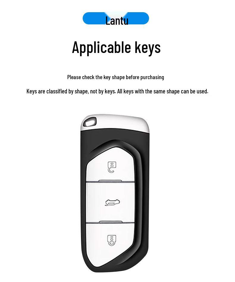 Kreative Lantu 2021 Damen Autoschlüsselhülle mit kostenlosem Metallverschluss