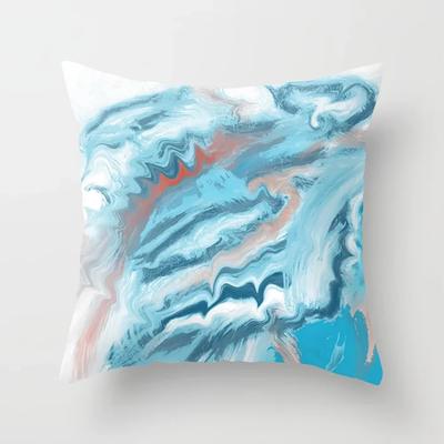 Home Deko Kissenbezug Unordentlicher Farbdruck Polyester Kissenbezug Für Schlafzimmer Wohnzimmer 45x45cm funda de almohada