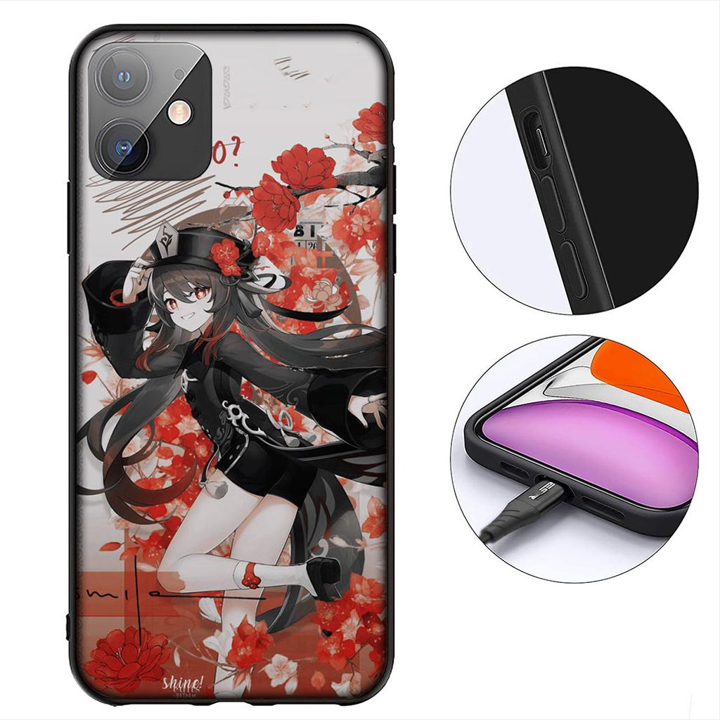 Genshins Impacts Hu Tao HuTao Phone Case for Motorola Moto G86 G14 G35 G34 G45 G55 G67 G75 G85 G24 G15 G54 G57 Power Soft Cover