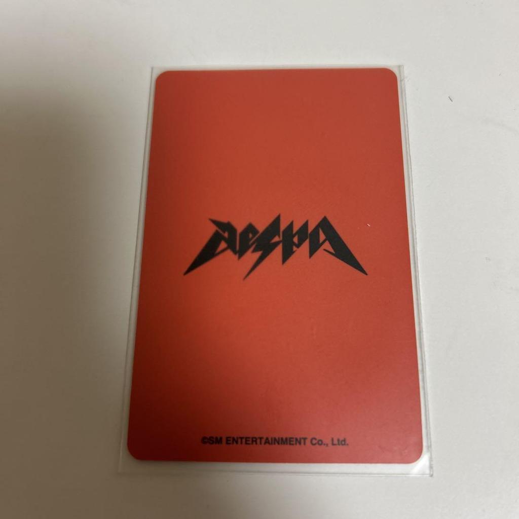 [USED] Aespa CD Bonus 10/5 A Prize Trading Card Fukuoka