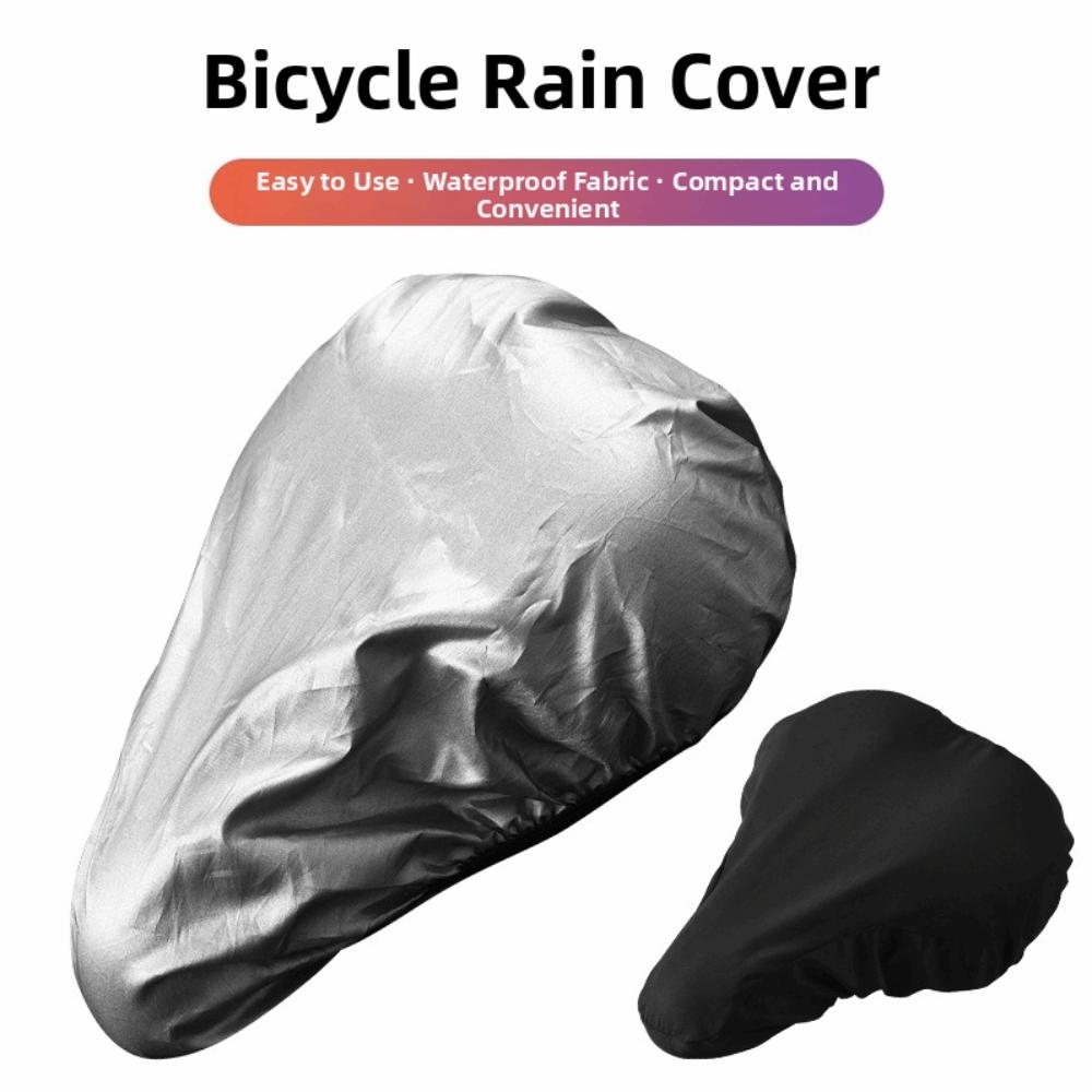 Waterproof Fabric Bike Seat Rain Cover Dust Resistant Bicycle Seat Dust Cover Bike Storage
