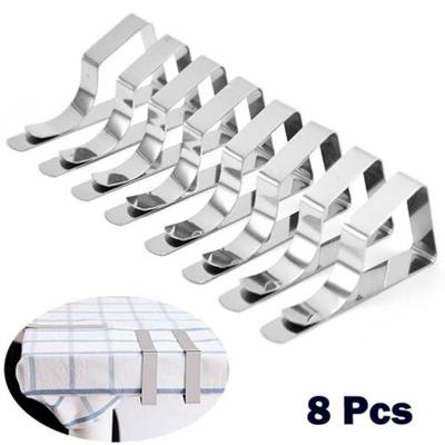 Clips de Aço Inoxidável para Toalha de Mesa Porta-Grampos Casamento Piquenique Suprimentos para Festa