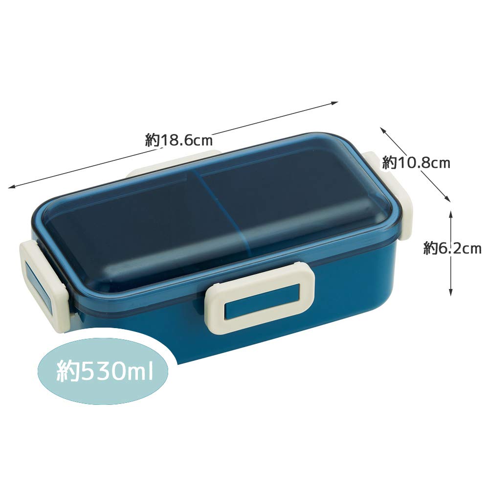 Skater Antibacterial Fluffy Lunch Box 530ml Retro French Navy Made In Japan Ag+ PFLB6AG-A