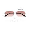 Bottega Veneta Rectangular Sunglasses Silver Unisex Eyewear BV1126S-007