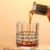 6pcs Wine Glasses Set Elegant Ins Glass Cups Tumbler Drinkware Bar Accessories Transparent Cups Water Glass Coffee Mug Tableware