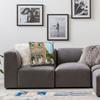 Ghost Cafe Square Pillowcase Polyester Linen Velvet Printed Zip Decorative Pillow Case Sofa Seater Cushion Cover 18"