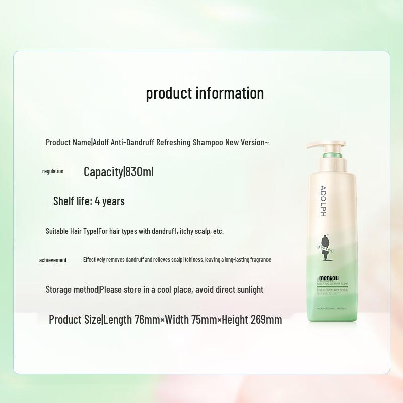 Adolfo Anti-Dandruff Refreshing Shampoo