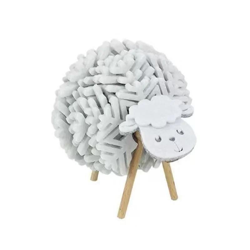 

1 комплект высокотемпературных изолированных подставок, нескользящих, утолщенных, подставок для стола, кухонных принадлежностей, войлока, овцы, лося, декора стола