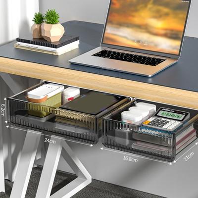Hanging Undertable Drawer Invisible Storage Under Desk Drawer New Table Shelf Storage Box