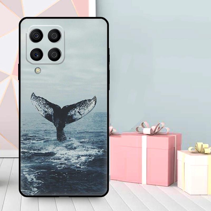 Ocean Whale Shark Waves Case For Samsung Galaxy M06 M11 M31 M14 M34 M54 M12 M32 M52 M15 M13 M16 M36 M56 M53 M35 M55