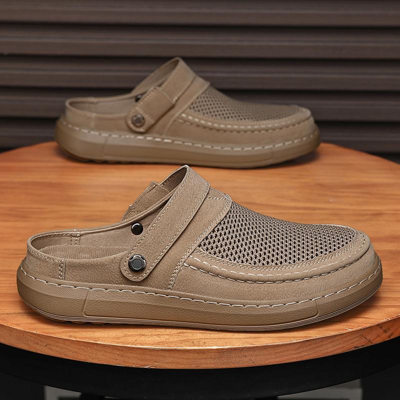 Fashion Fashionable Outdoor Men's Comfortable Thick Soled Casual Beach Shoes Summer New Men Breathable and Non Slip Water Wading Sandals