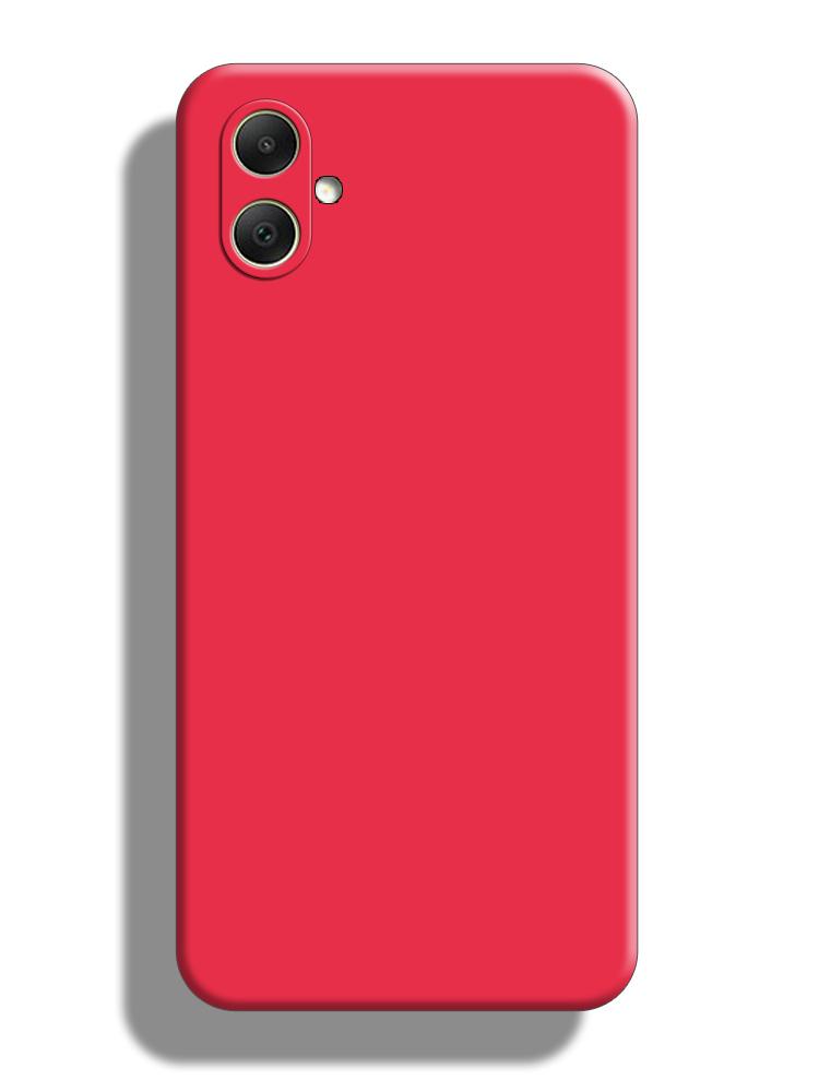 

Для Samsung Galaxy A05 Чехол для Galaxy A05 4G Чехол 6,7 дюйма Оригинальный жидкий силиконовый резиновый противоударный бампер для Samsung A05 For A05 красный