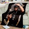 Hip Hopo dainininkas Free Anuel AA reperis pledas, minkštas plonas pledas namams, miegamajam, lovai, sofai, iškylai, kelionėms, biurui, vaikams