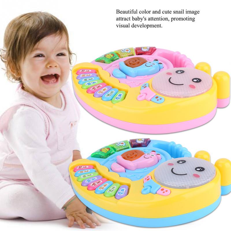 Buy Baby Infant Educational Musical Piano Cute Snail Image Auditory ...