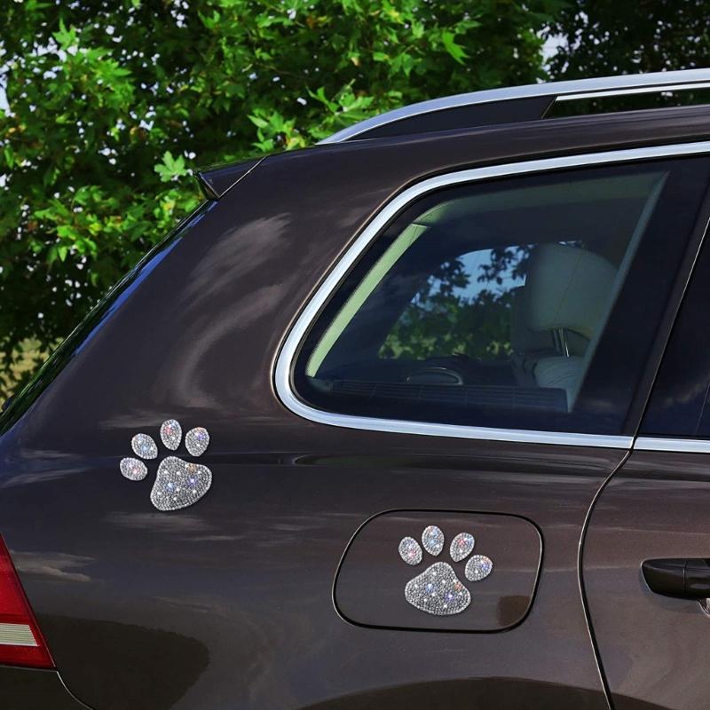 Schimmernde Strasssteine Schmetterling Autoaufkleber Funkelnde Kristall Aufkleber für Stoßstangen Fenster Laptop & DIY Auto Zubehör