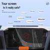 Tempered Glass Screen Protector for Volkswagen B9/B8 Magotan Central Control & Instrument LCD Display.