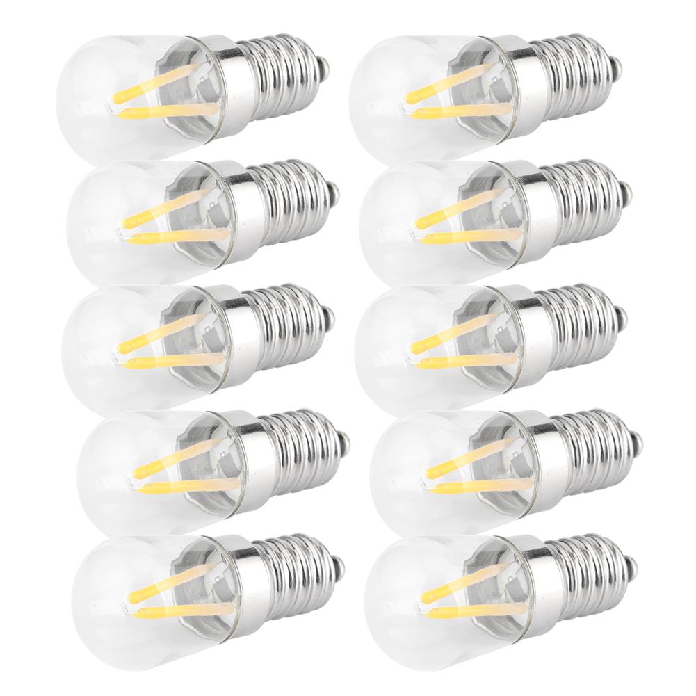 E14 Short Filament Mini E14 LED Light Bulb 1.5W AC 230V for Home Car Cabinet Hotel Lighting