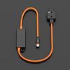 DTAP To USB C Braided Power Cable 65W PD Fast Charge for V Mount Battery Camera Phone