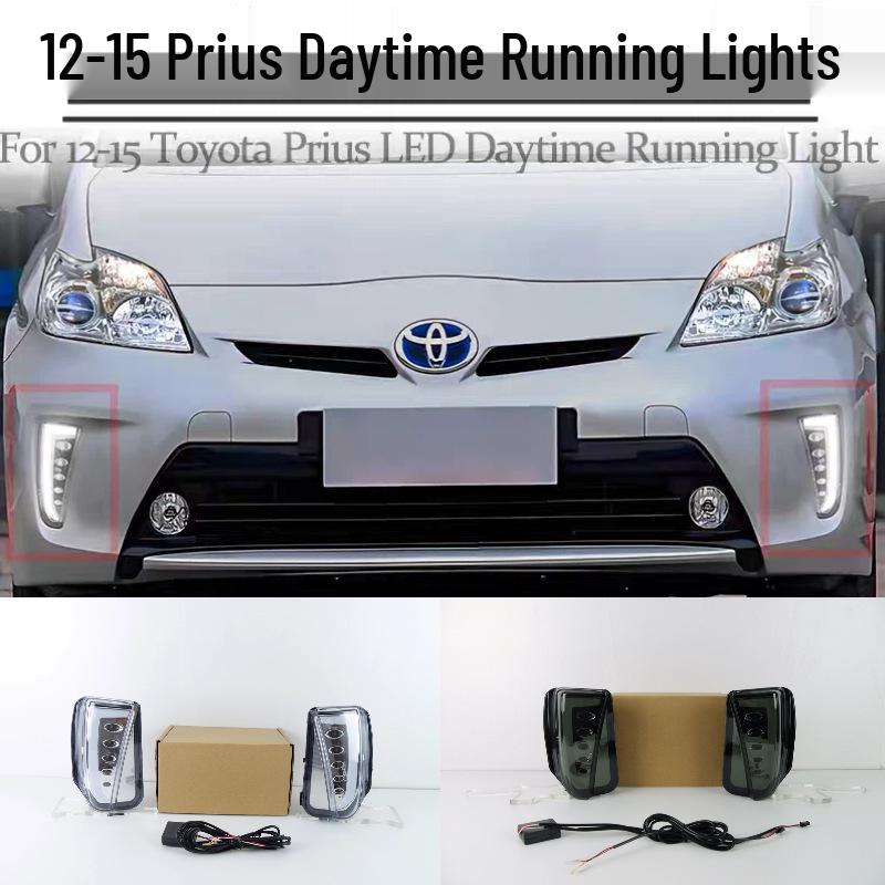 Daytime Running Light Upgrade for 2013-2015 Toyota Prius Front Bumper