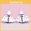 Small Astronaut Space Rocket Keychain Cute Girl Backpack Hanging Plush Doll