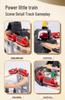 Children's Wooden Electric Train Set with Track - Interactive Educational Toy