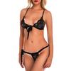 Fashion Lingerie Women Underwear Sleepwear Lace Bra Panties G-string Set S-3XL