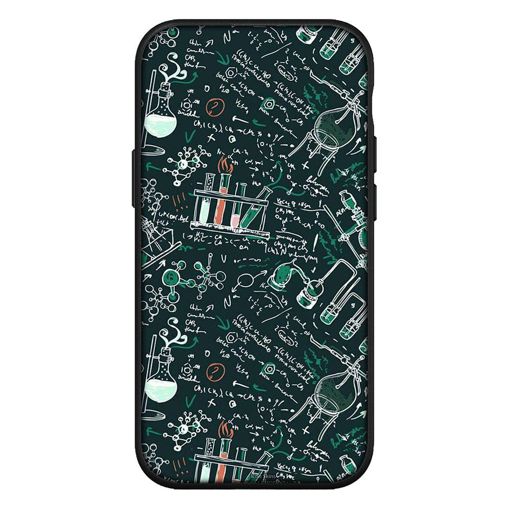 For iPhone 16 15 Xiaomi Redmi Note 14 13 12 11 Pro Max X 8 16e Samsung Galaxy S25 S24 S23 Moto OPPO Huawei Chemical Maths Equation Formula Phone Case