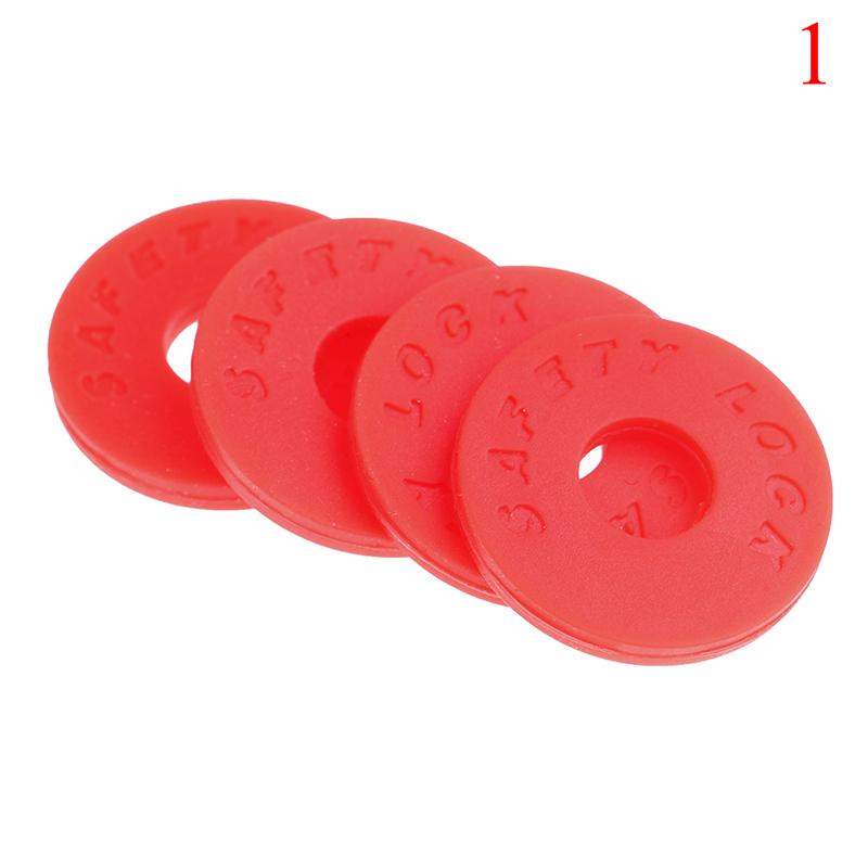 4Pcs Silicone Fender Strap Lock System Easy Install For Guitar Bass Ukulele