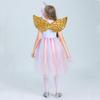 Children Performance Angel Wings Colorful Princess Look Lightweight Reusable Stage Show Prop Halloween Christmas Cosplay Wings P