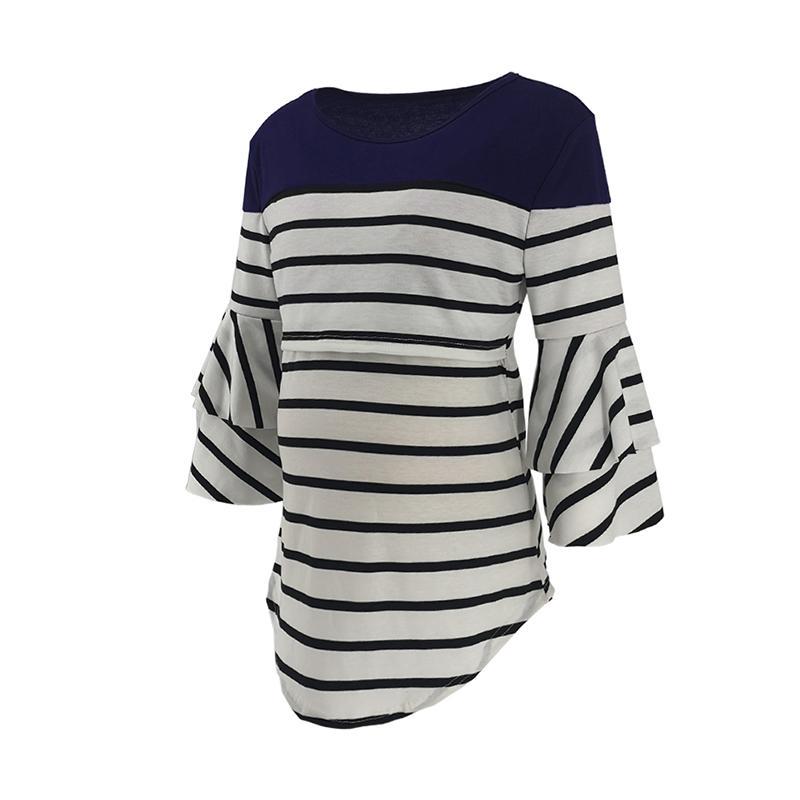 Buy Nursing Stripe Breastfeeding Top 