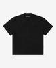 Aetityudeuaetityudeu Aa Over-Fit Garment Dyeing Short Sleeve Black