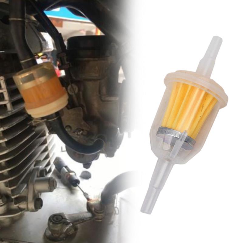 Filter Universal Petrol Inline Fuel Filter Fits 68mm Pipe For Atv Motorcycle