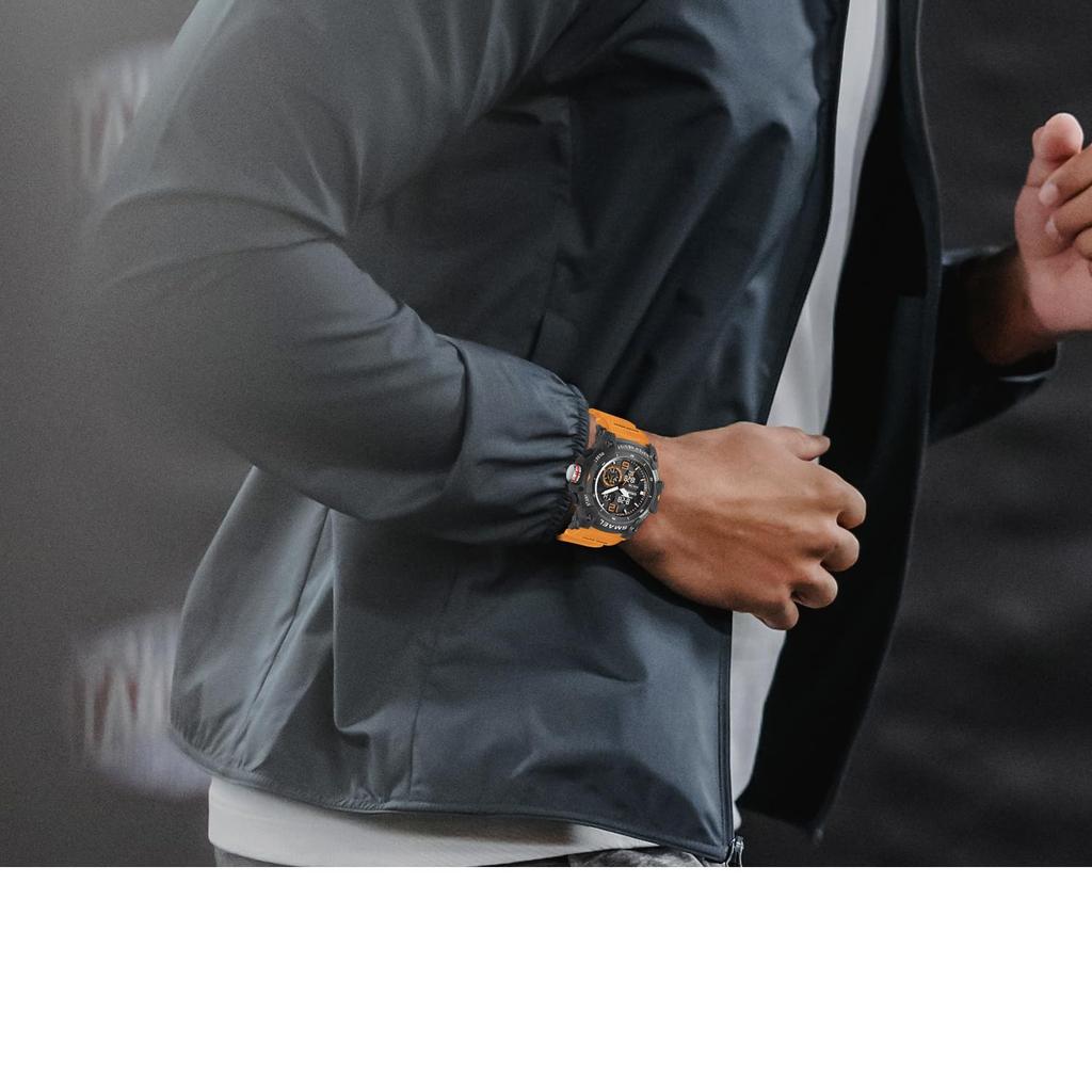 BEN NEVIS Digital Waterproof Sports LED Japanese Instruction Manual Included Men's Watch, Multifunctional, Stylish, Simple, Display, Running, Outdoor,