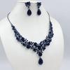 Bridal banquet necklace set, new necklace, short jewelry.
