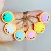 3Pcs Mini Dumpling Keychain Pendant Soft Food Charm Cartoon Snack Accessories for Bags Car