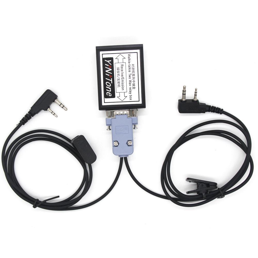 New Relay Box K-type For Baofeng Walkie-Talkie Two-Way Relay Repeater With Replaceable Plug Radio COM Port