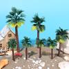 Miniatura Plante Nisip Masa Ghivece Model Craft Micro Peisaj Plastic Bonsai Cocos Palm Tree