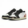 Jordan Air Jordan 1 Lemon Joy Low top Vintage Basketball Shoes Unisex Black Red 553558-040(Team399-)